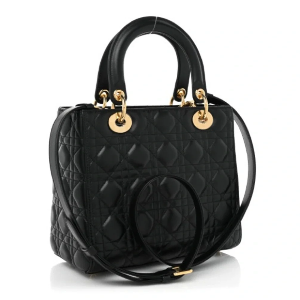 Classy lady bag CD Black Quilted Tote - Picture 16 of 16